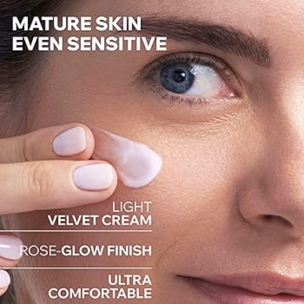 Uriage Age Absolu Redensifying Rosy Cream Anti Aging Face Cream with Retinol, Procollagen Peptides, Hyaluronic Acid and Rose Glow Complex for Mature Skin 50ml 4