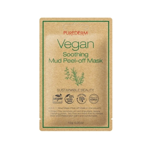 Purederm Vegan Soothing Mud Peel Off Mask