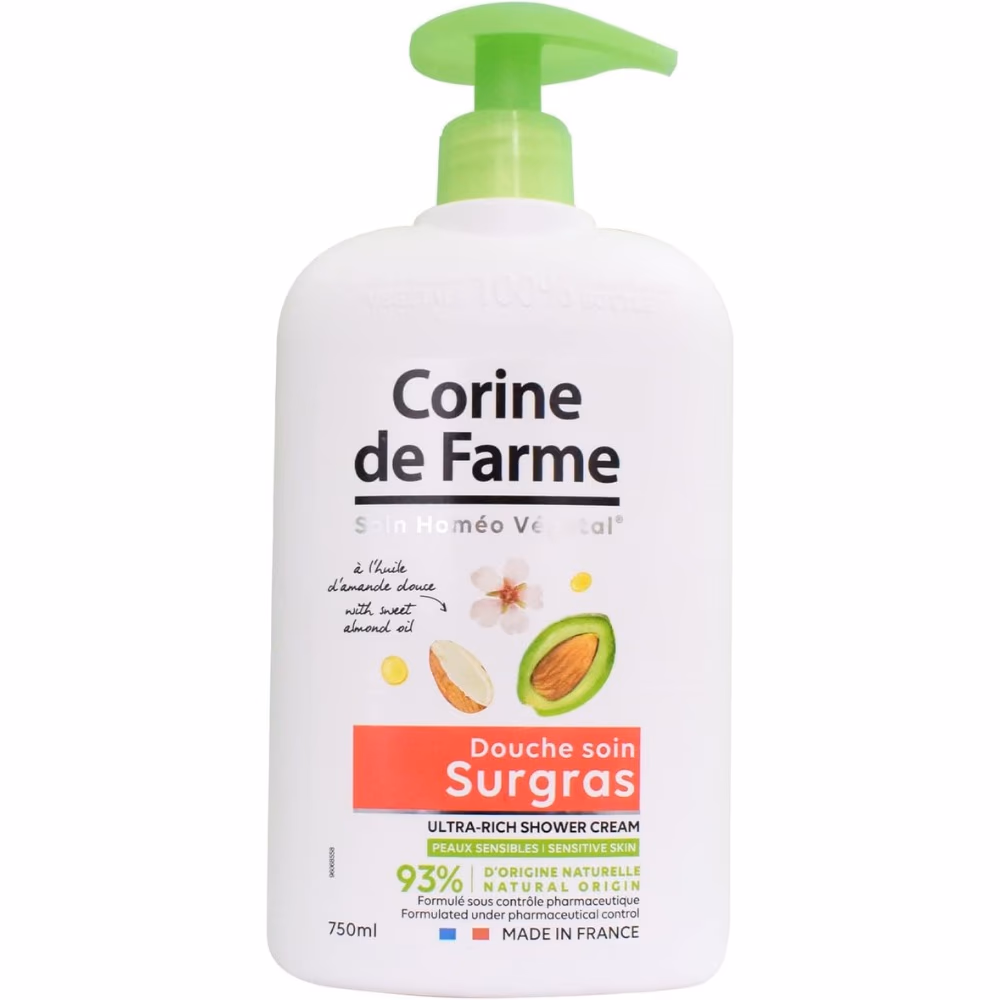 Corine De Farme Ultra Rich Shower Cream Almond Oil 750ml 1