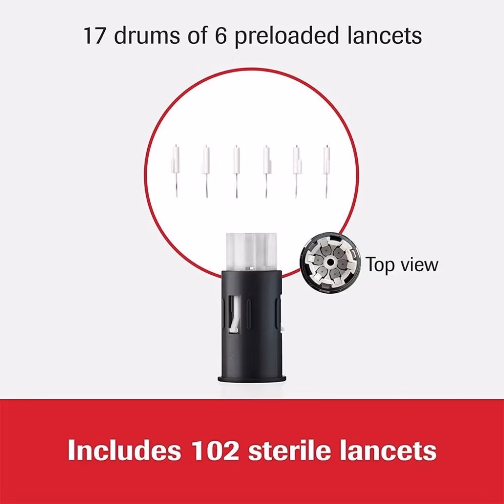 Accu-Check Fastclix Lancets - 100 Lancets 4