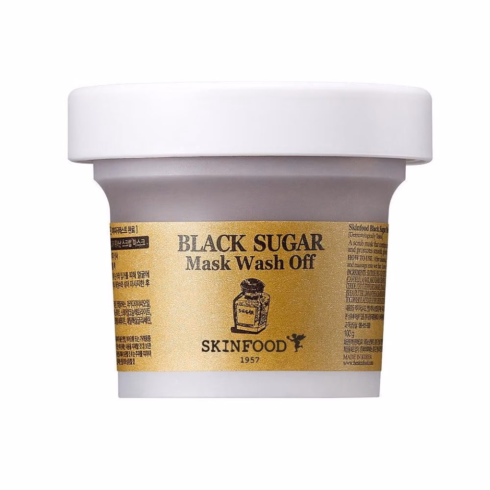 Skinfood Black Sugar Mask Wash Off 120gm – Exfoliating Scrub Mask with Black Sugar & Natural Oils | For Dull, Rough & Uneven Skin 1