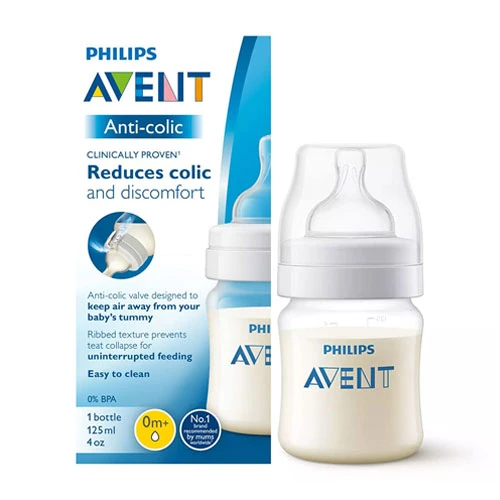 Philips Avent Anti-Colic Feeding Bottle 0m+ 125ml SCF 810,61