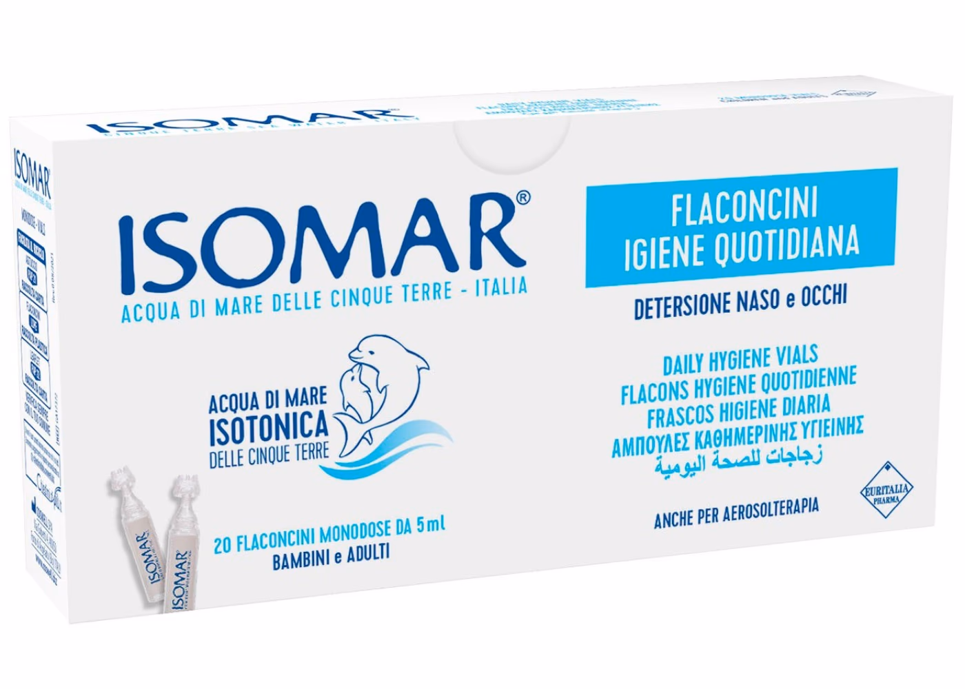 Isomar Daily Hygiene Vials Isotonic 20s