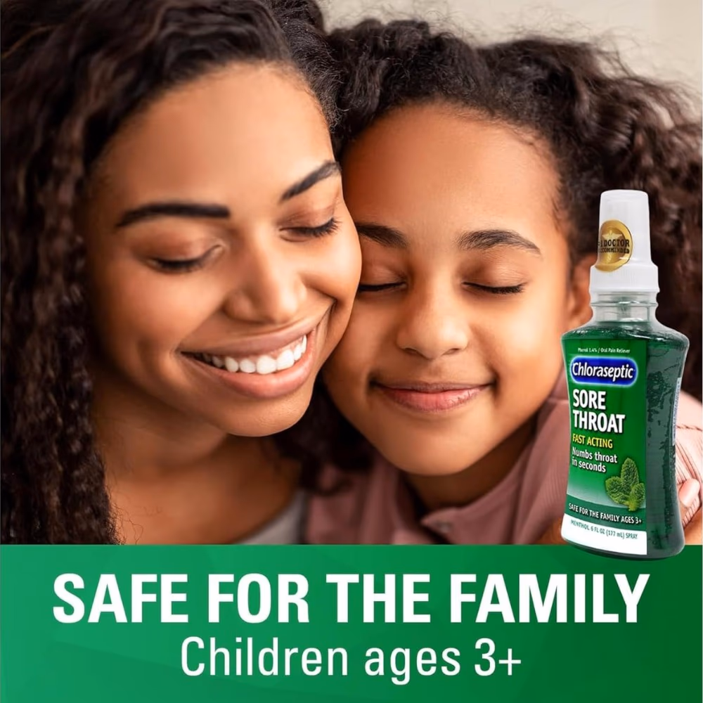 Chloraseptic Throat Spray Menthol 177 ml 4