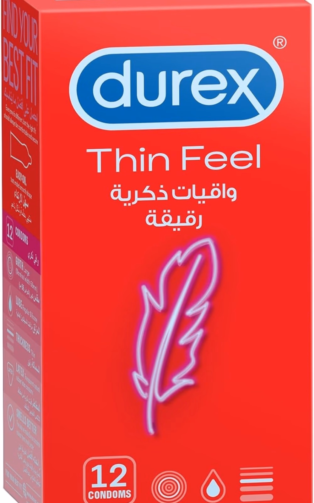 Durex Feel Thin Condoms - Pack of 12 3