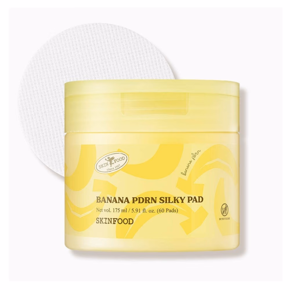 Skinfood Banana PDRN Silky Pad 60 Pads – Vegan PDRN & Tropical Peptide Complex | Toning, Hydrating & Brightening Pads 4