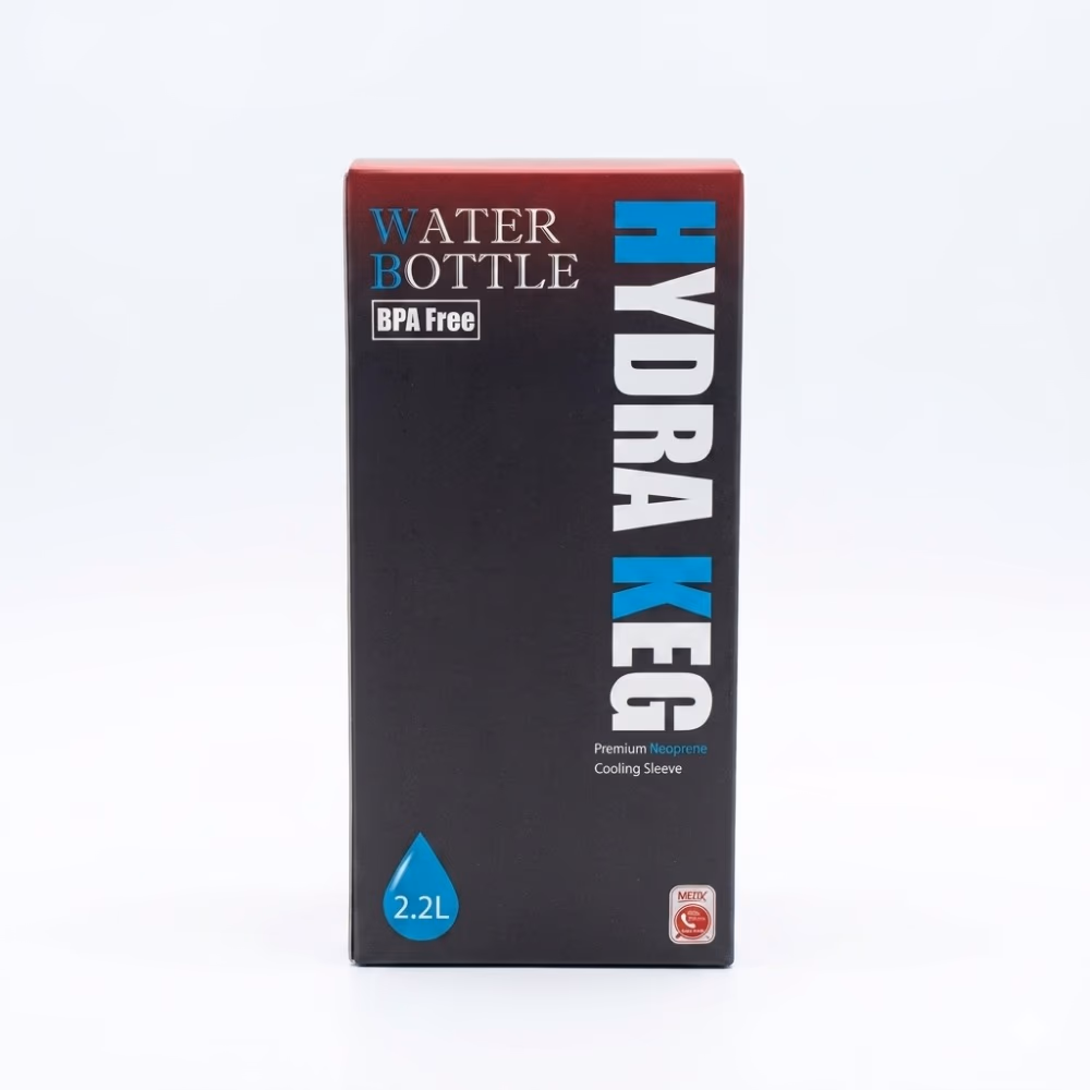 Hydra Keg Water Bottle Jet Black 2.2 L