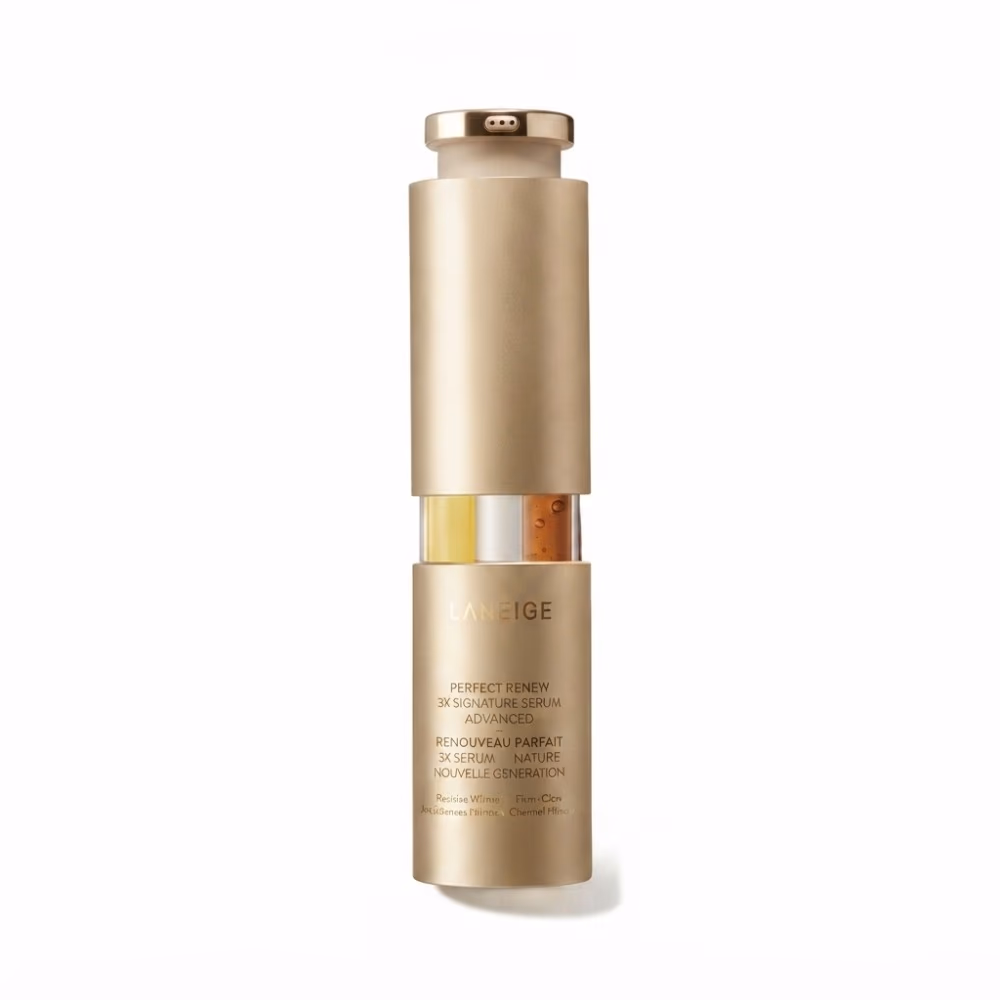 Laneige Perfect Renew 3X Signature Serum Anti Aging Triple Shot Serum with Retinol, Collagen Complex and RE.D Flavonoid for Wrinkle Care, Firmness and Radiance 30ml 3