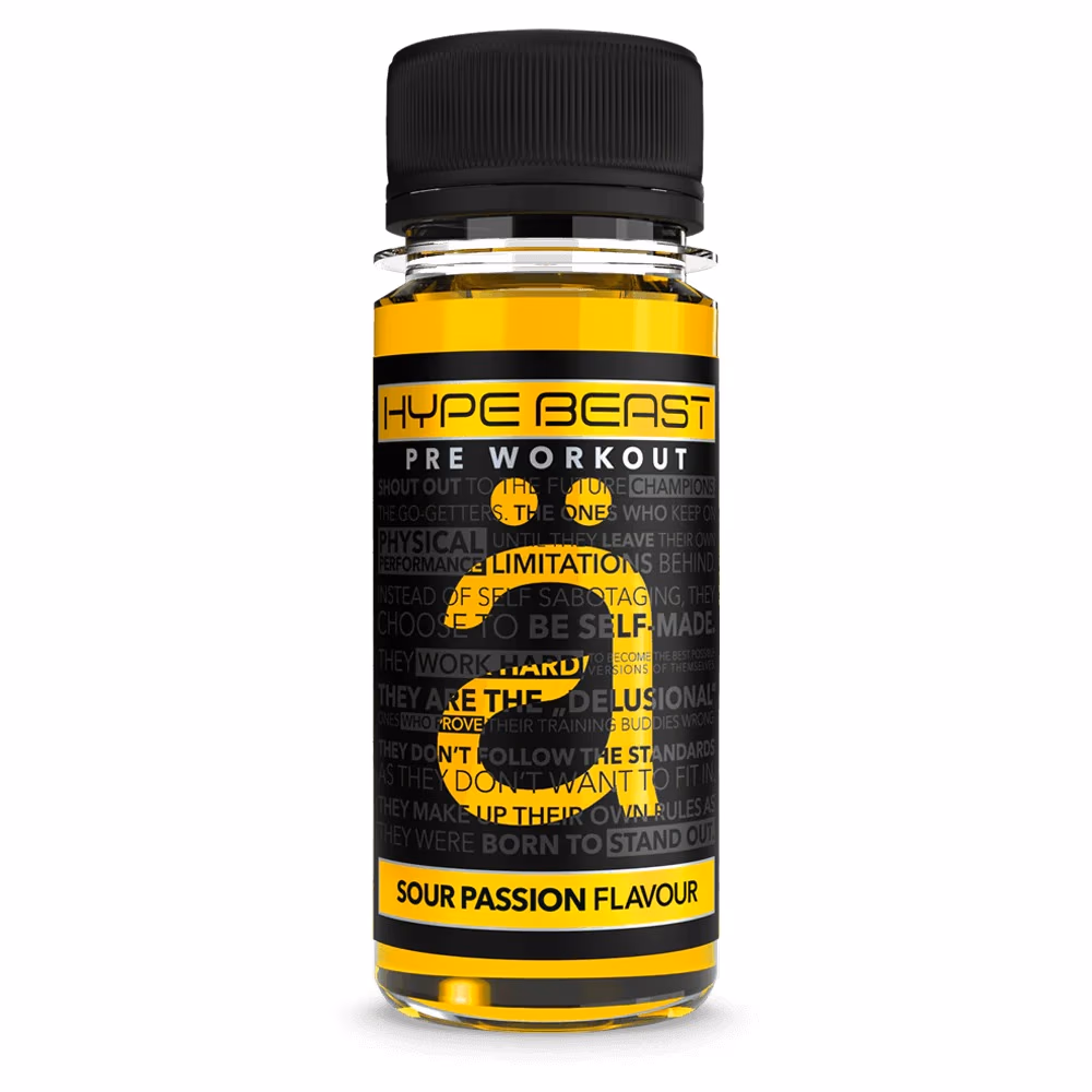 Nano Hype Beast Pre Workout Shot Sour Passion 60ml