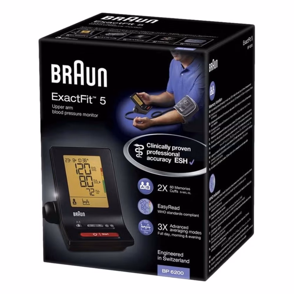 Braun Blood Pressure Monitor ExactFit 5 6200
