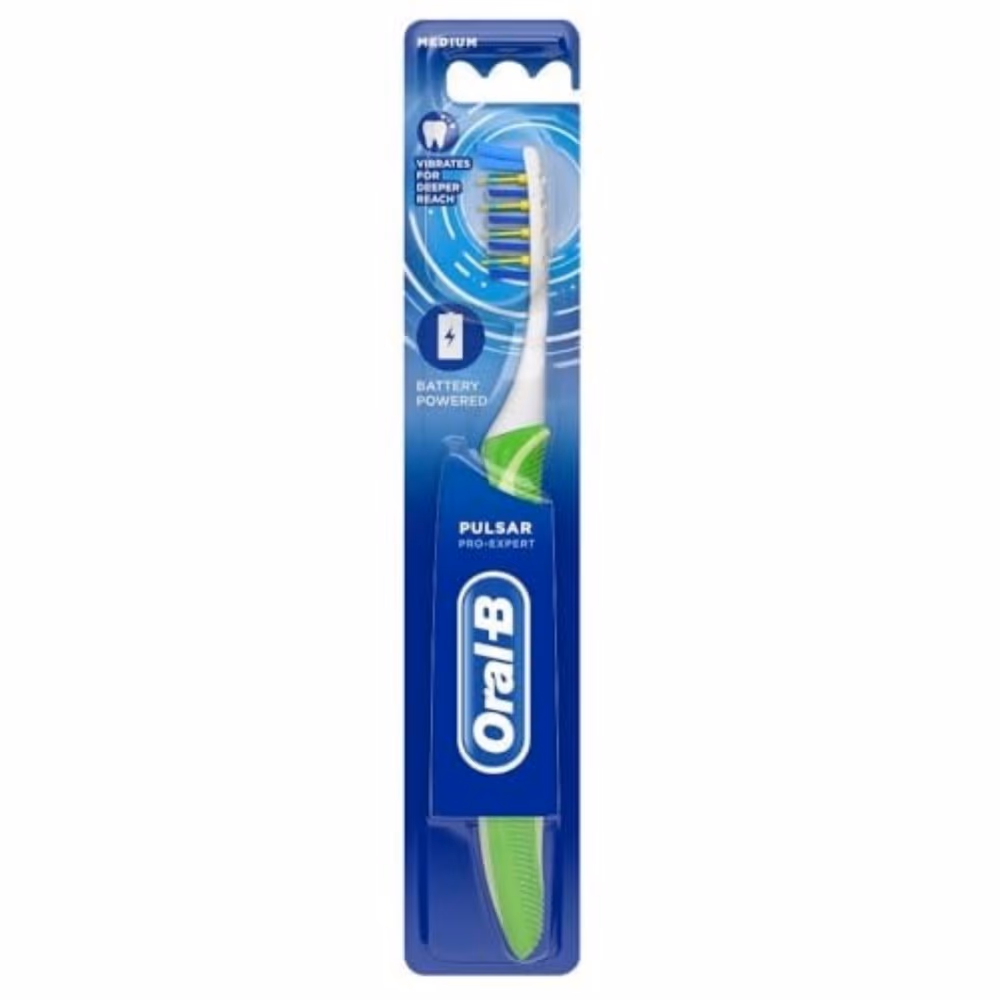 Oral-B Pulsar with Battery Medium Toothbrush 1