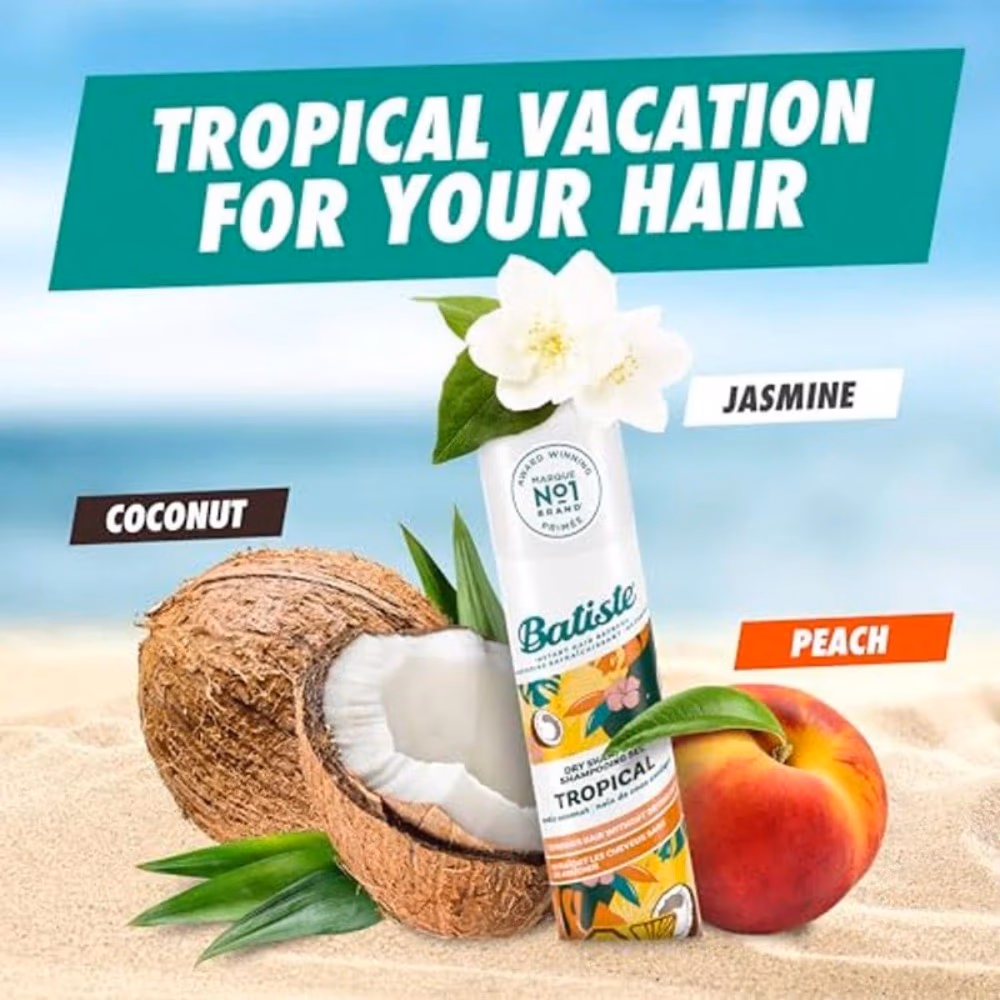 Batiste Dry Shampoo Tropical 400ml 3