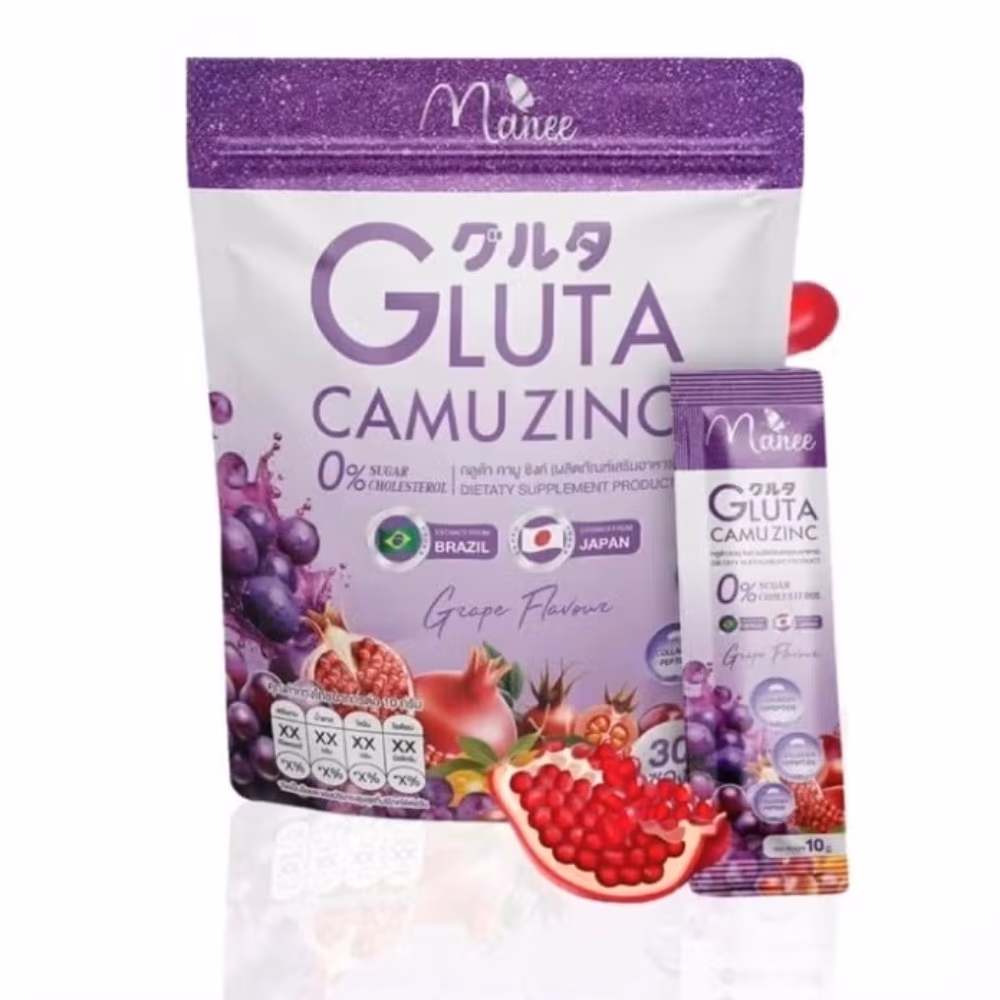 Manee Gluta Camu Zinc Grape 30s