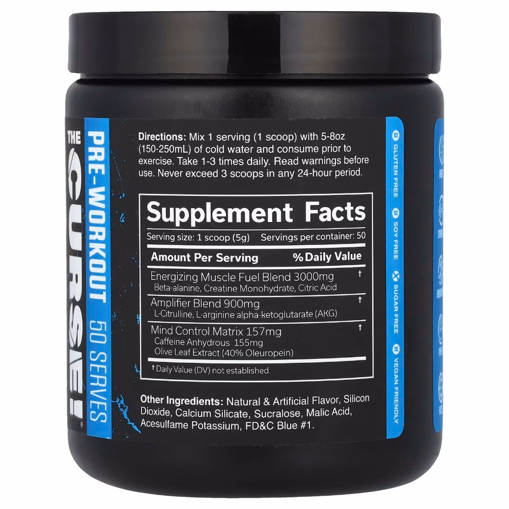 JNX Sports The Curse Blue Raspberry 50 Servings 2