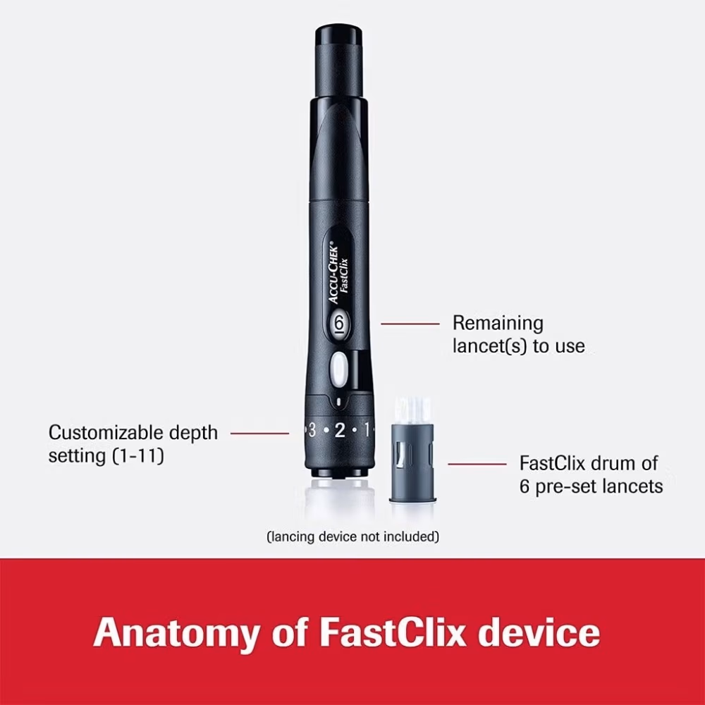 Accu-Check Fastclix Lancets - 100 Lancets 5