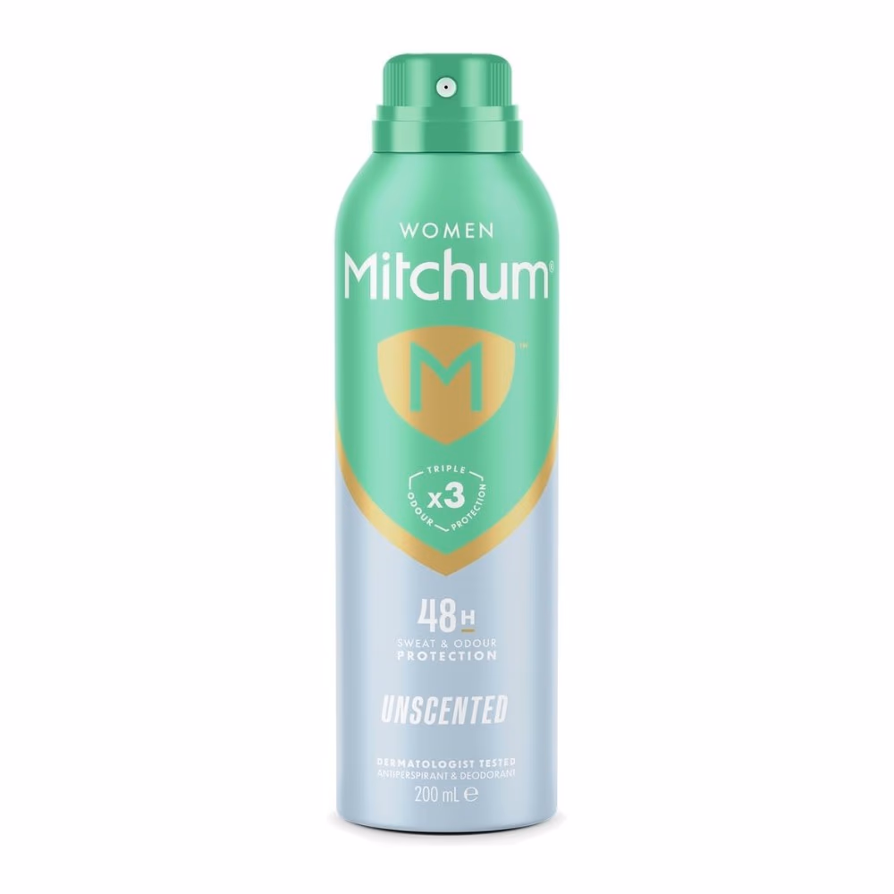 Mitchum Women Deodorant Spray Unscented 200 Ml