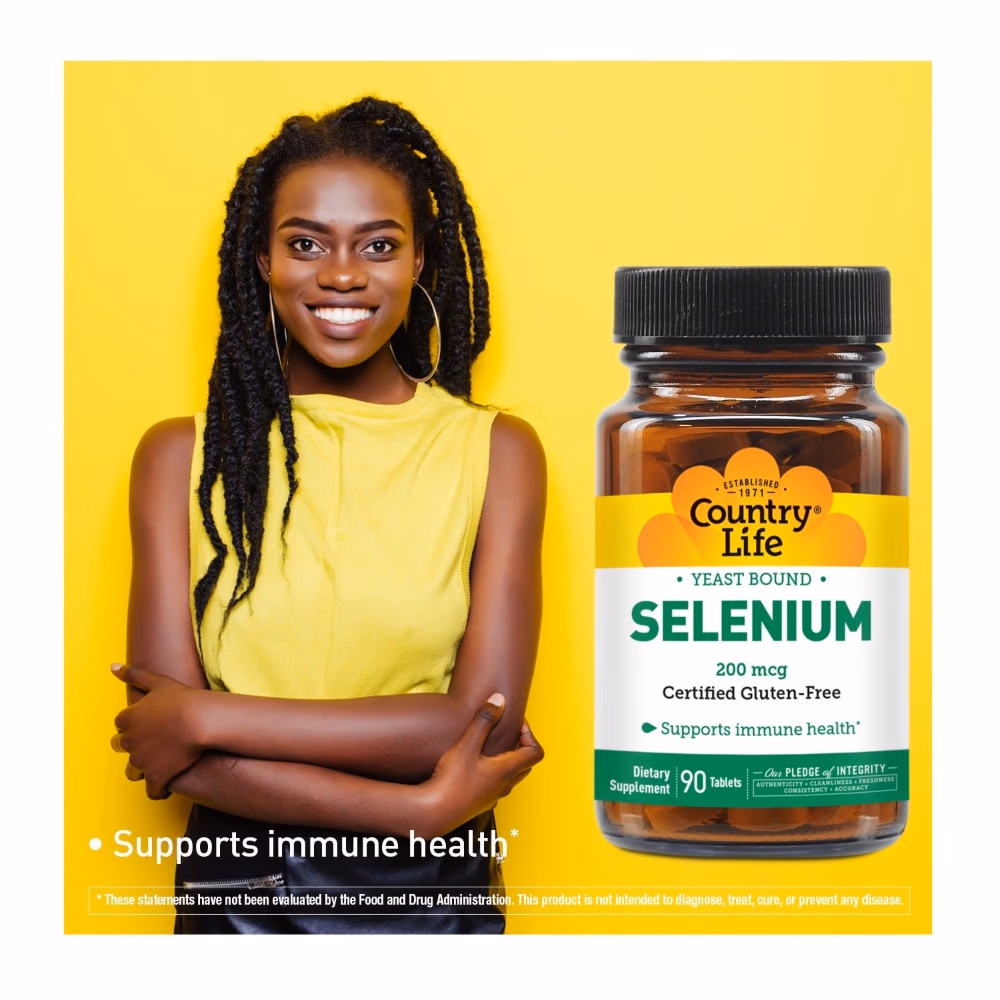 Country Life Selenium 200mcg 90 Tablets 5