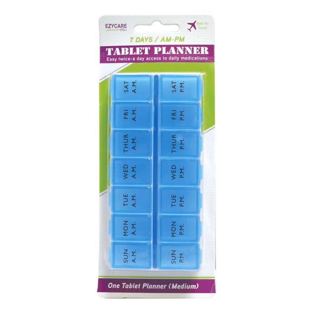 Ezycare 7 Days AM-PM Tablet Planner