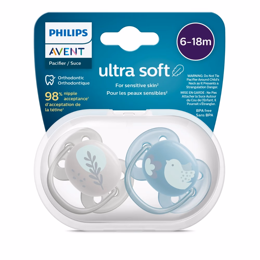 Philips Avent Ultra Soft Soother 6–18M SCF091/15