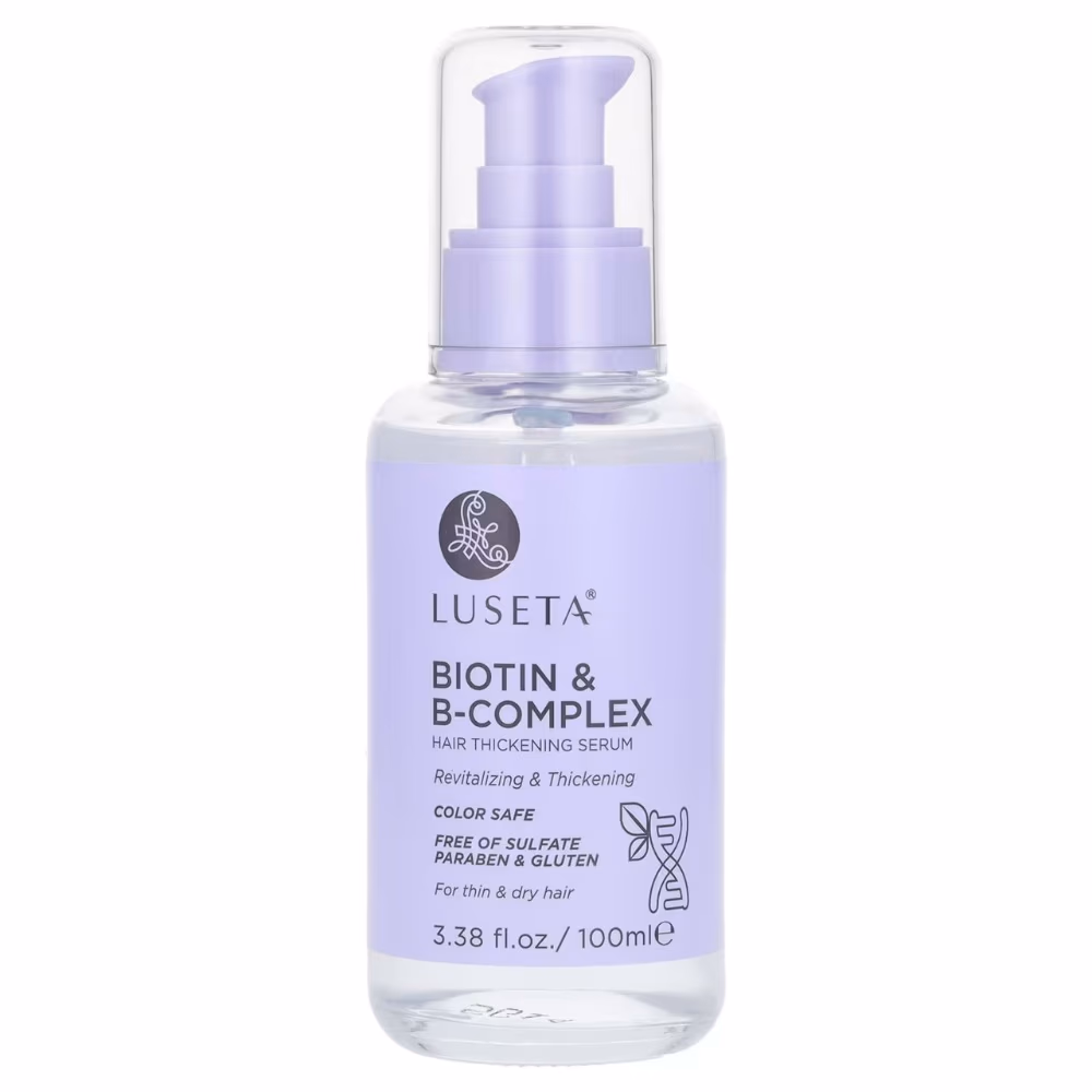 Luseta Biotin B-Complex Hair Oil – Thickening and Strengthening for Thin, Dry Hair, 3.38oz