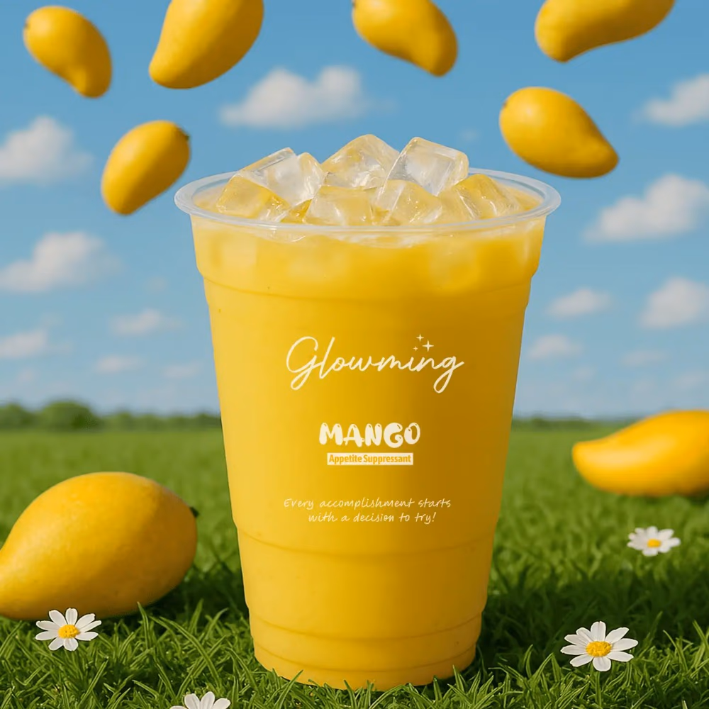 Glowming Milky Mango Glutathione & Collagen Drink Mango Flavour 10 Sachets x 20g 4