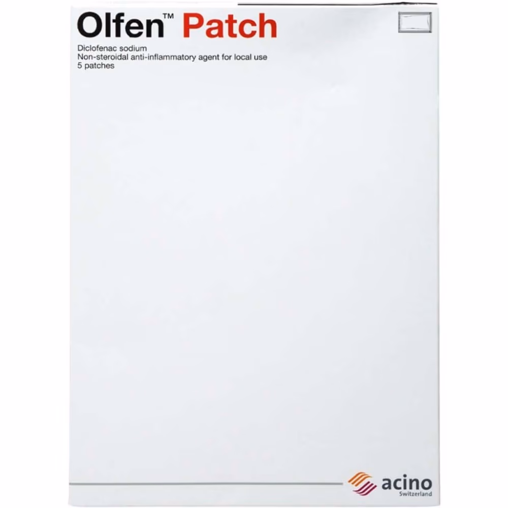 Olfen Diclofenac Sodium 140mg Pain Relief Patch 5's