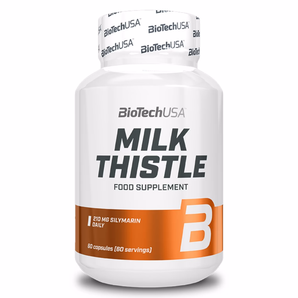 BioTechUSA Milk Thistle 60 Capsules: Liver Support Formula with Antioxidant Protection