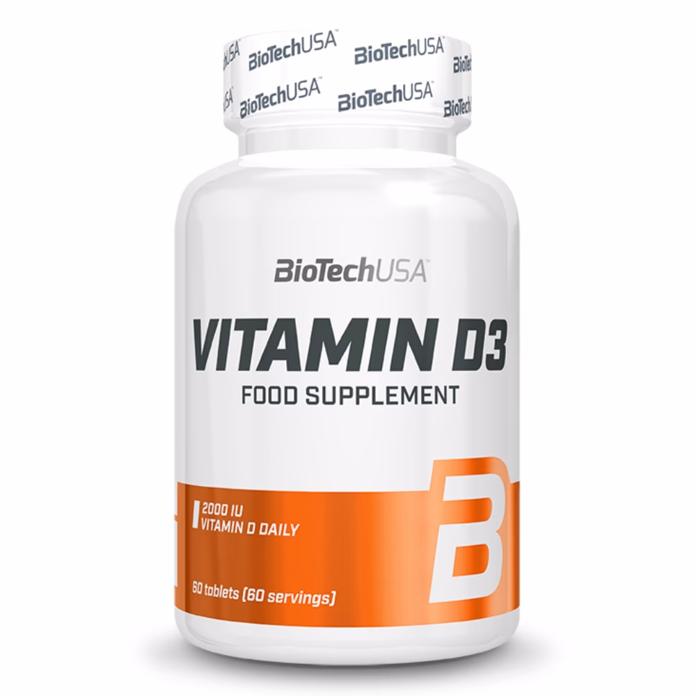 BioTechUSA Vitamin D3 60 Tablets