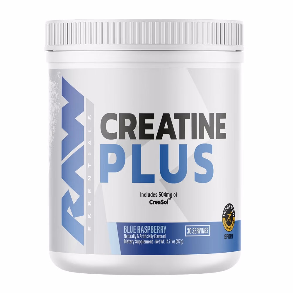 Raw Creatine Plus Blue Raspberry Flavor 417g