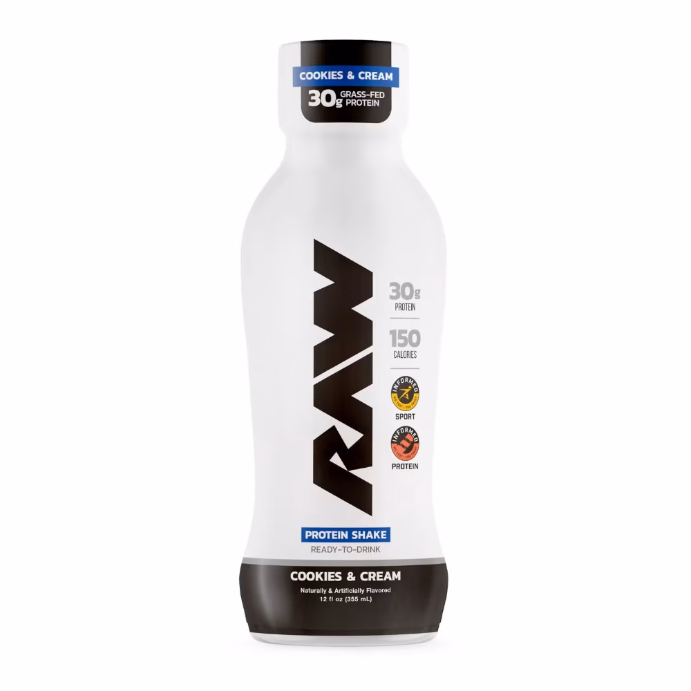 Raw Protein Milkshake Cookies and Cream 355ml