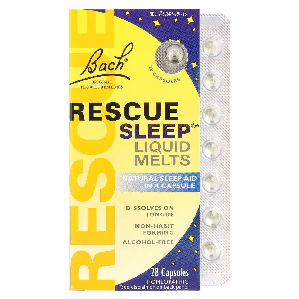 Bach Rescue Remedy Sleep Liquid Melts (28 Capsules) 1