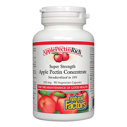 Natural Factors Apple Pectin Concentrate 500mg 90 Capsules 1