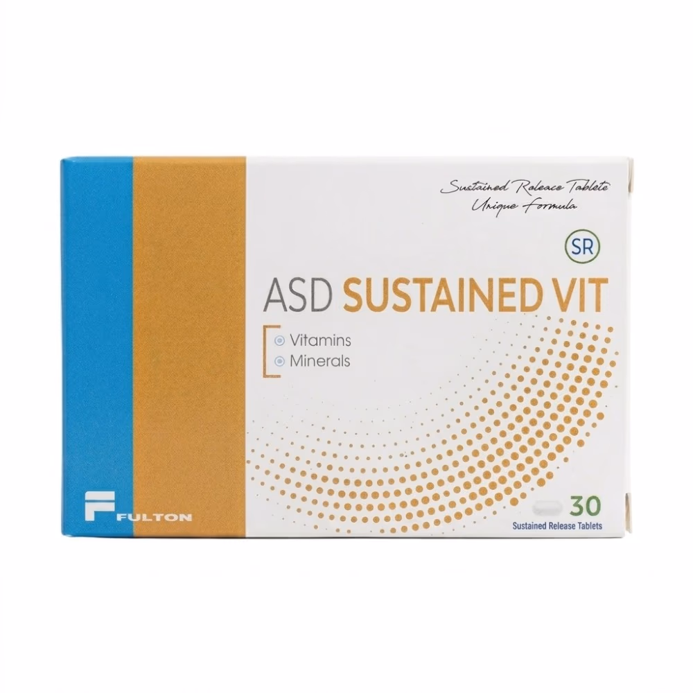 ASD Sustained Vit Multivitamin and Mineral Tablets 30s 1