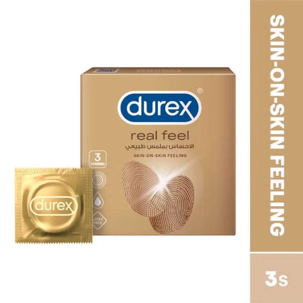 Durex Real Feel Condoms - Pack of 3