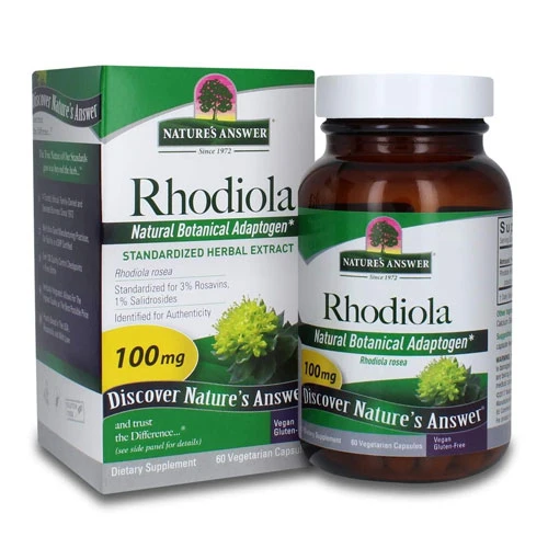 Natures Answer Rhodiola 100mg-60 Capsules 1