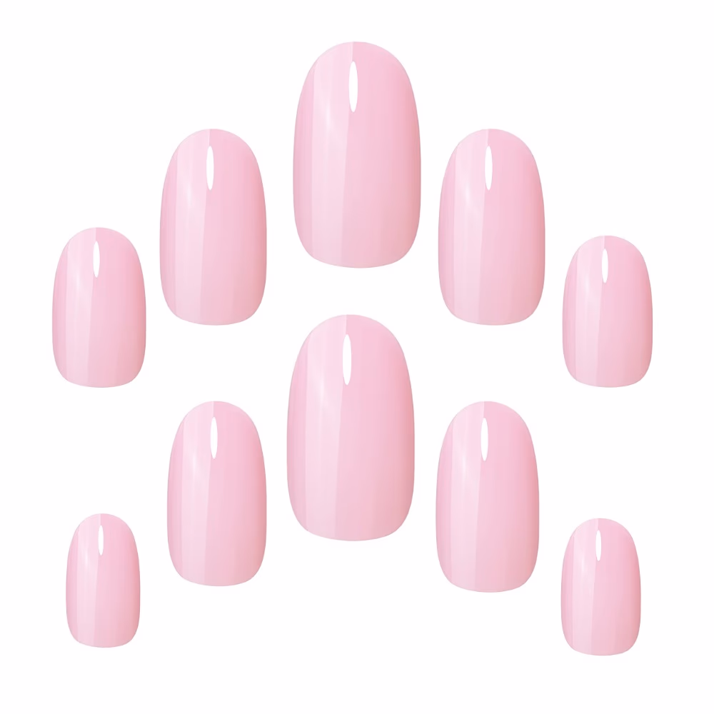 Elegant Touch French Pink Nails with Glue 3