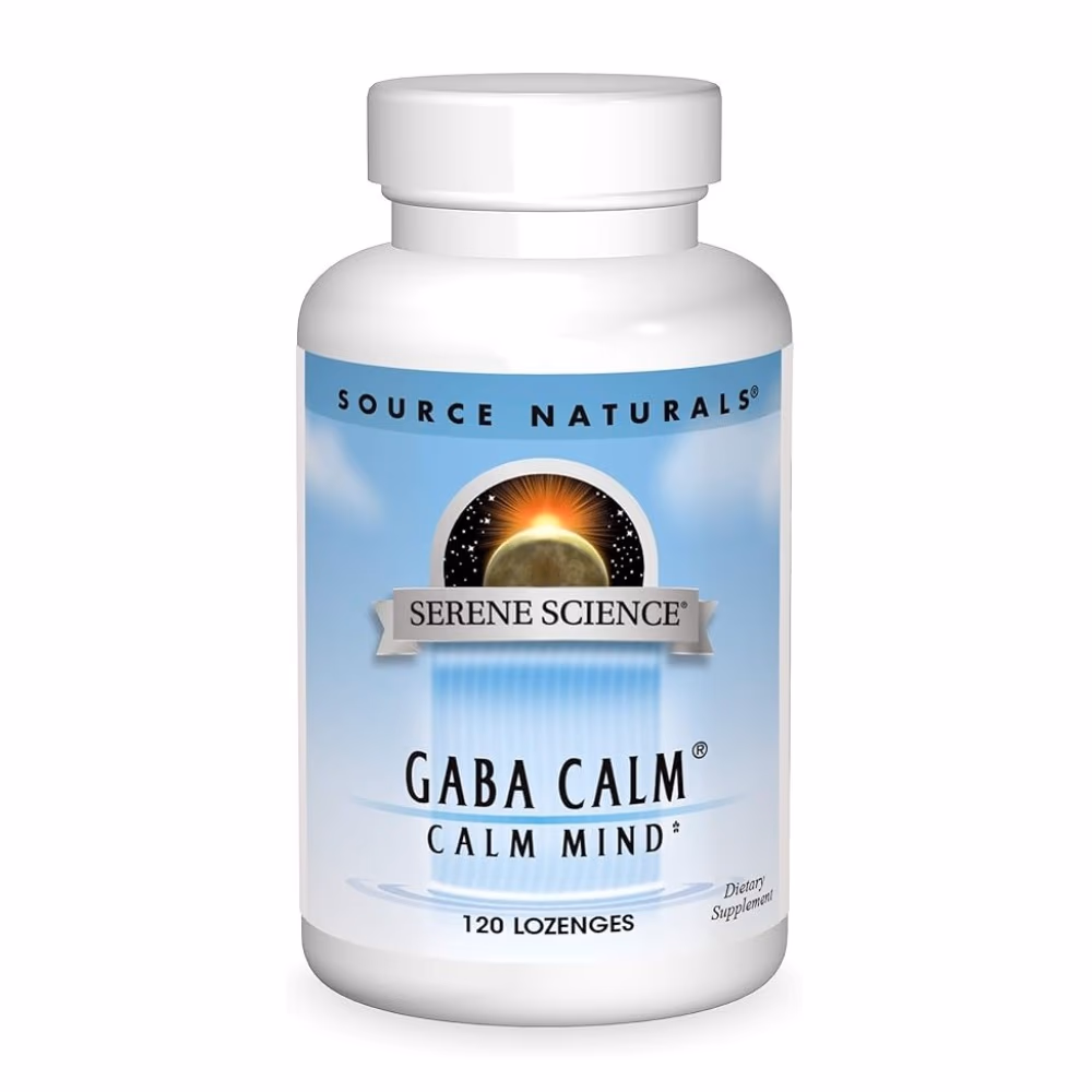 Source Naturals Serene Science Gaba Calm Peppermint Flavor -120 Lozenges 1