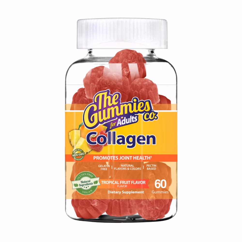 The Gummies Adult Collagen Tropical Fruit Flavour 60 Gummies 1