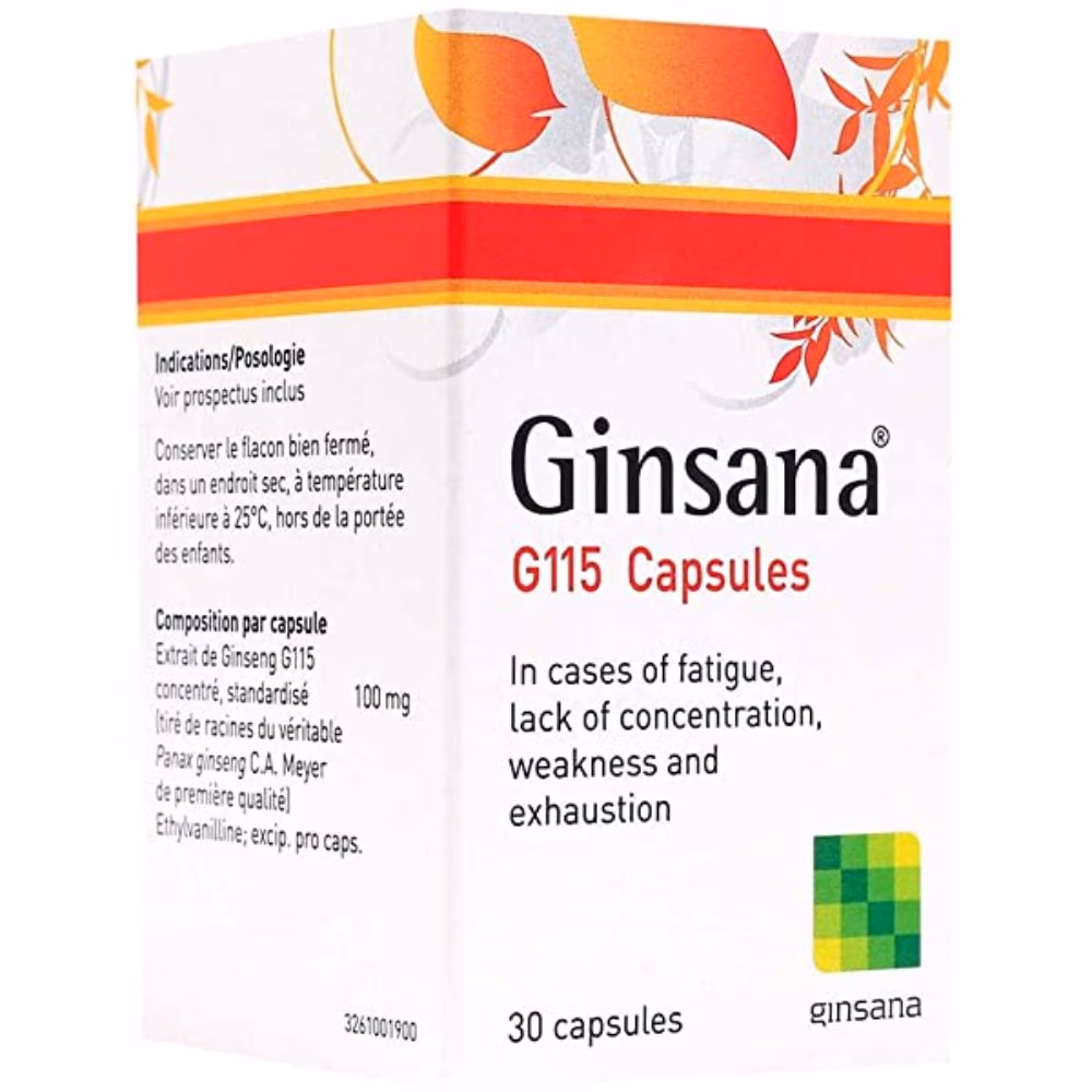 Ginsana G115 Capsules – 30 Capsules
