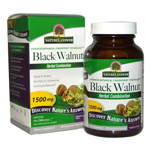 Natures Answer Black Walnut Complex 1500mg-90 Capsules 1