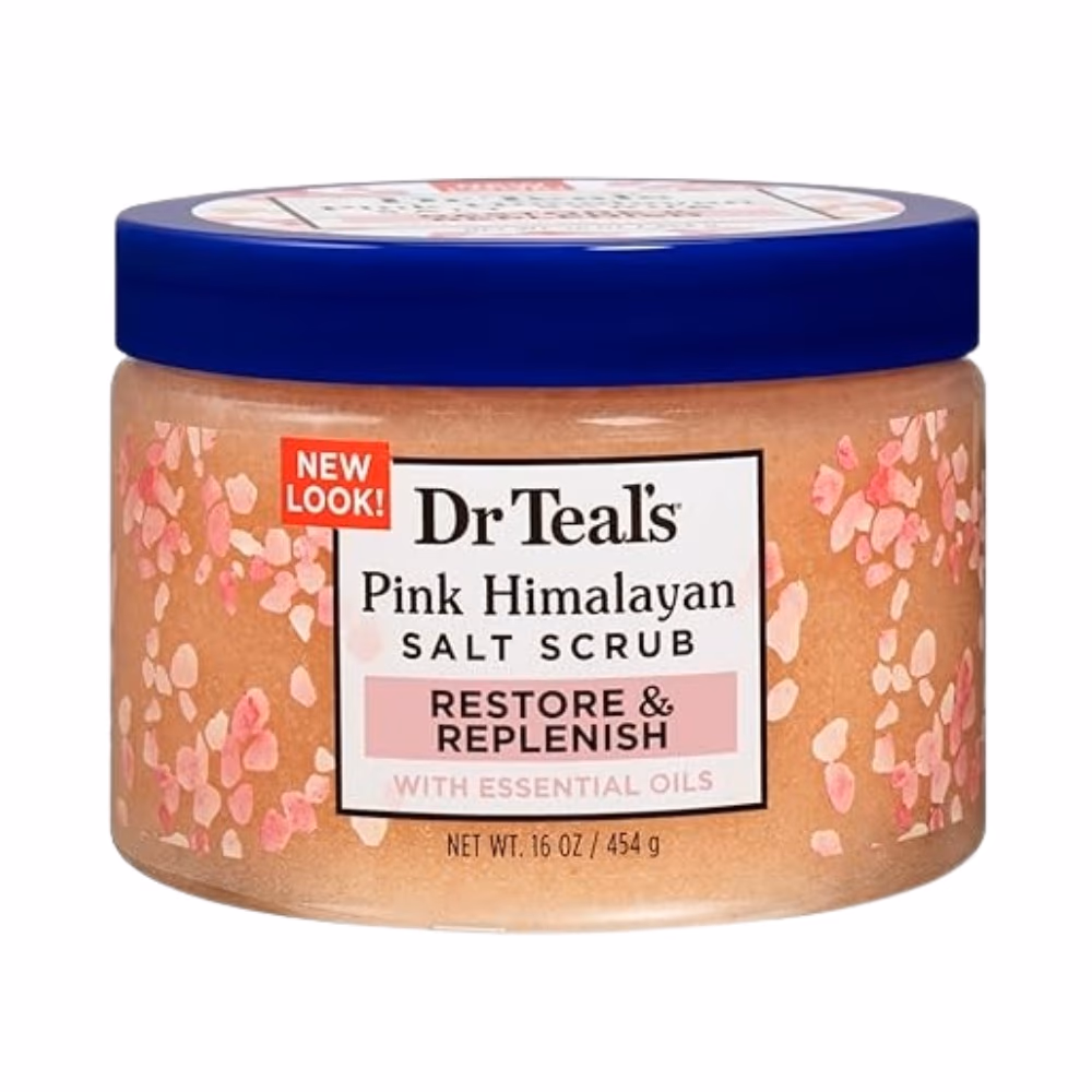 Dr Teals Himalayan Salt Body Scrub Bergamot Sweet Orange 454g
