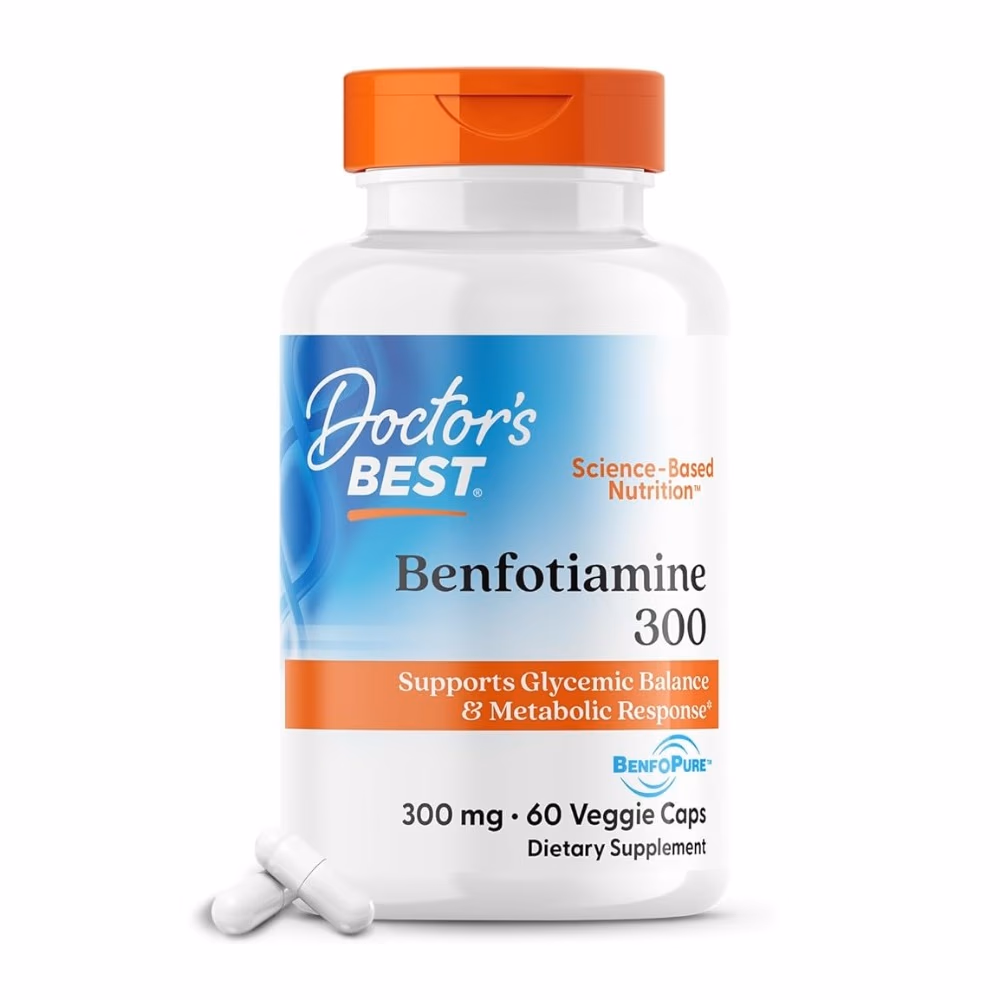 Doctor's Best Benfotiamine 300mg 60 Capsules