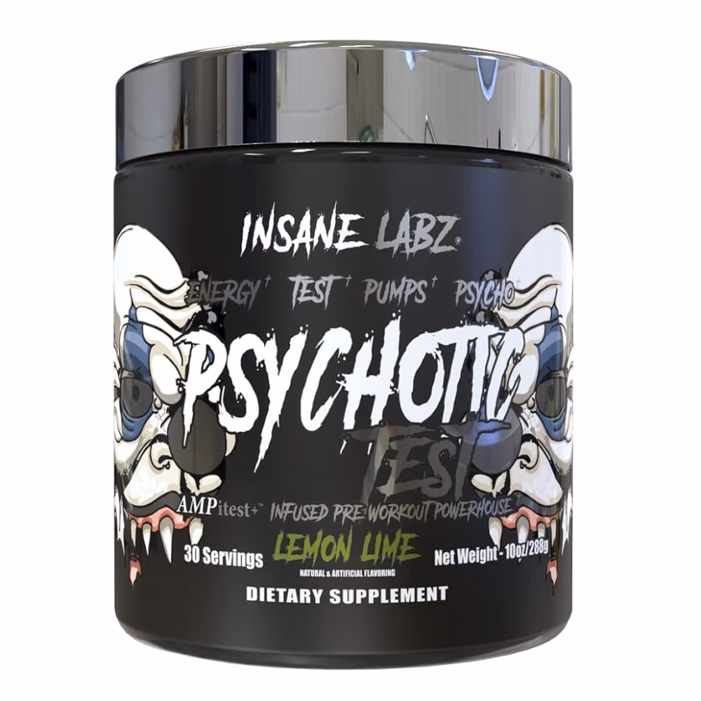 Insane Labz Psychotic Test Lemon Lime 30 Servings 1