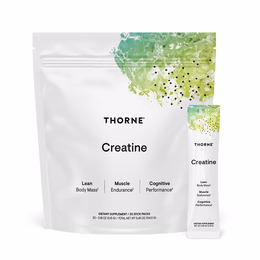 Thorne Creatine 30 Stick Packs – Micronized Creatine Monohydrate | Lean Body Mass, Muscle Endurance and Cognitive Support 1