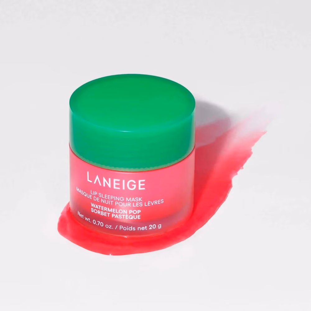 Laneige Lip Sleeping Mask Watermelon Pop Overnight Lip Mask with Berry Fruit Complex, Coconut Oil and Murumuru Seed Butter 20g 2