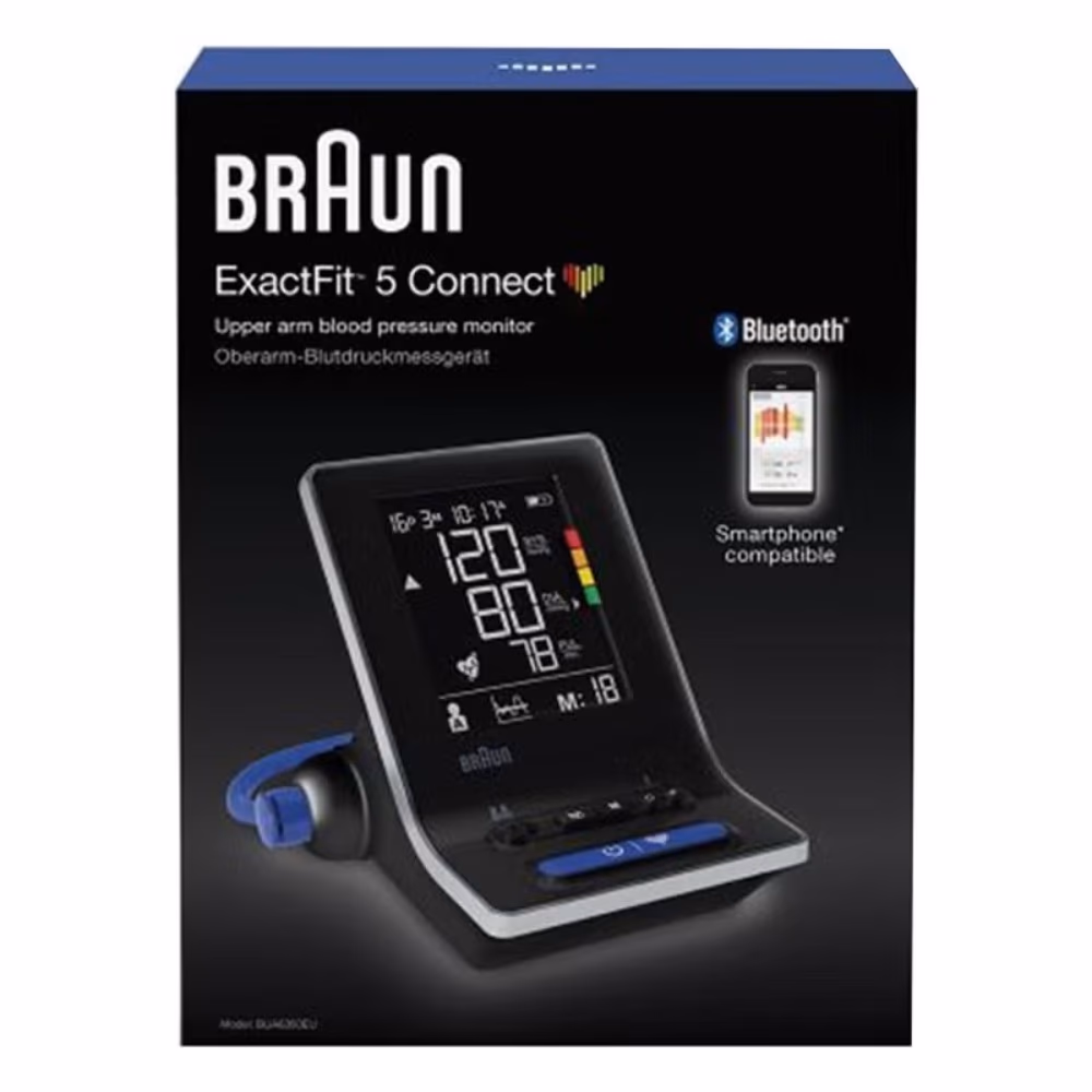 Braun Blood Pressure Monitor ExactFit 5 Connect 6350
