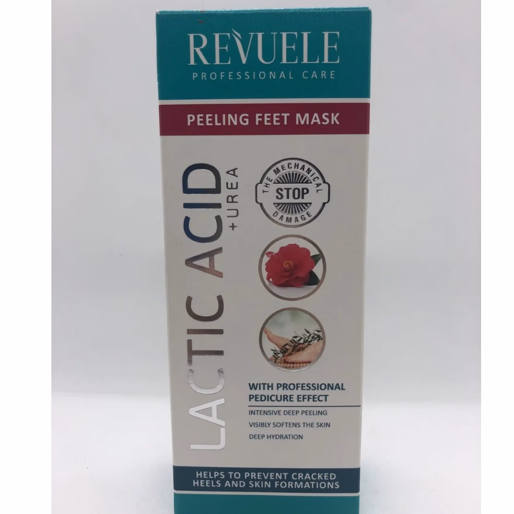 Revuele Lactic Acid + Urea Peeling Feet Mask 80ml 2