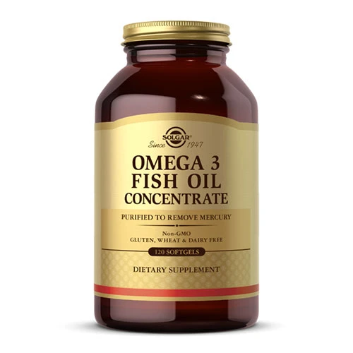 Solgar Omega-3 Fish Oil Concentrate 120 Softgels