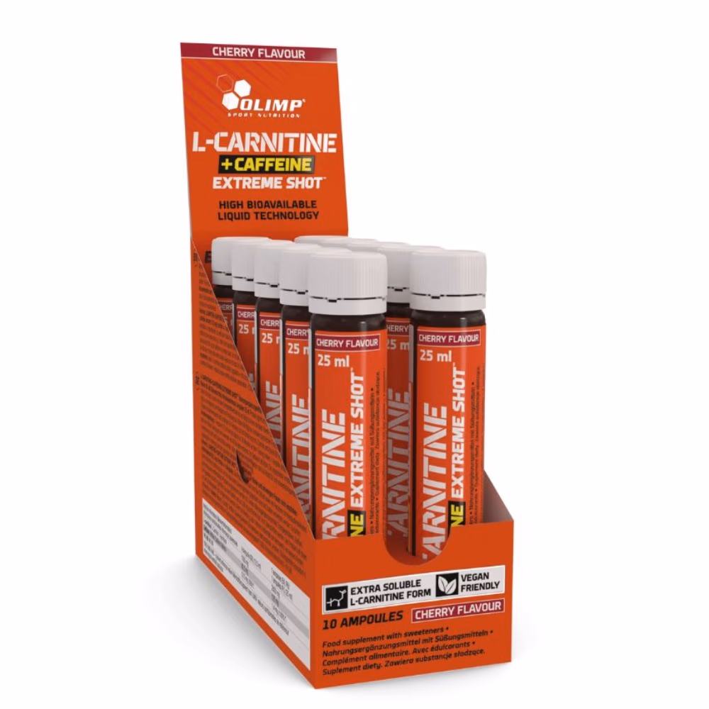 Olimp L-Carnitine + Caffeine Extreme Shot Cherry 10 Servings
