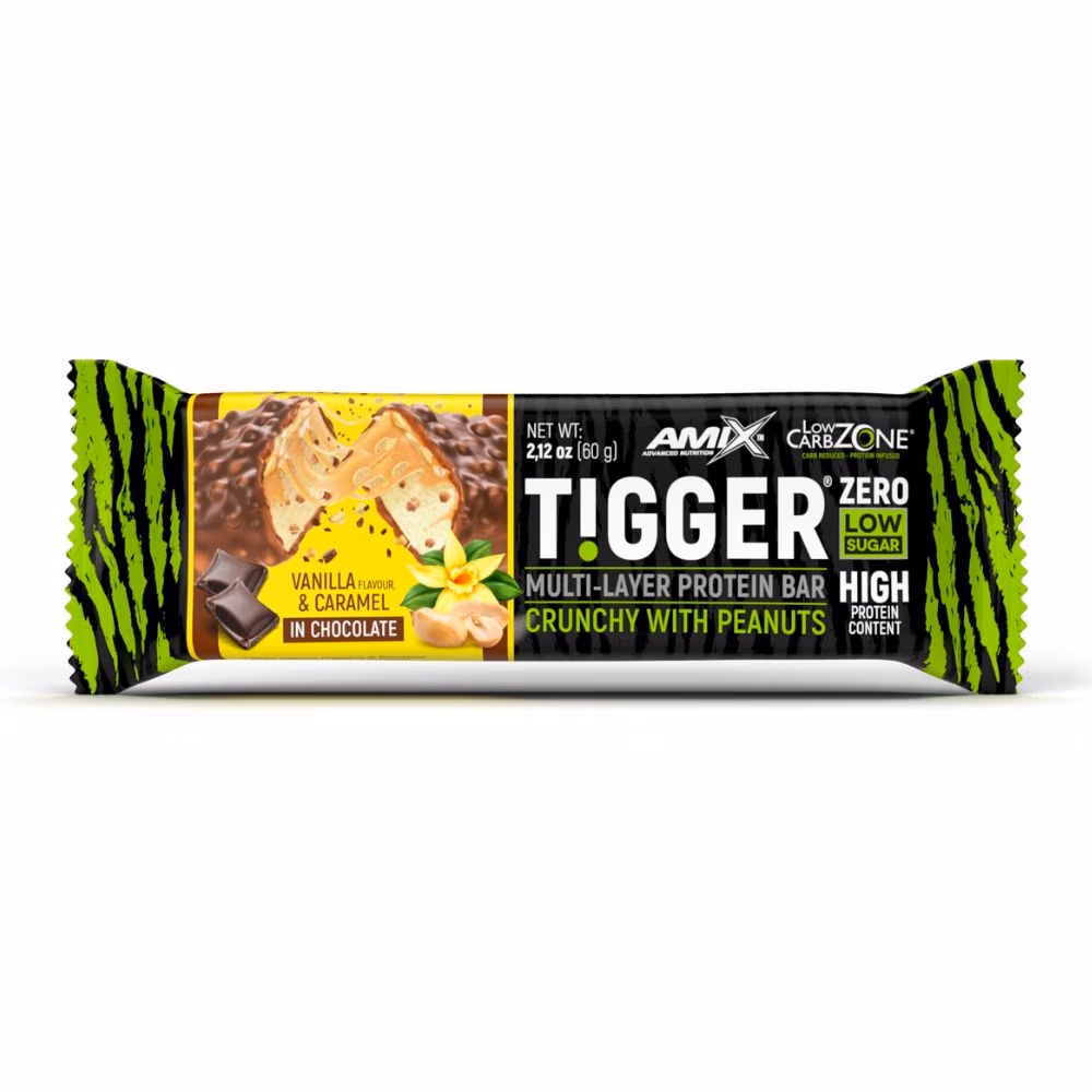 Amix Tigger Crunchy Protein Bar Vanilla Caramel 60g